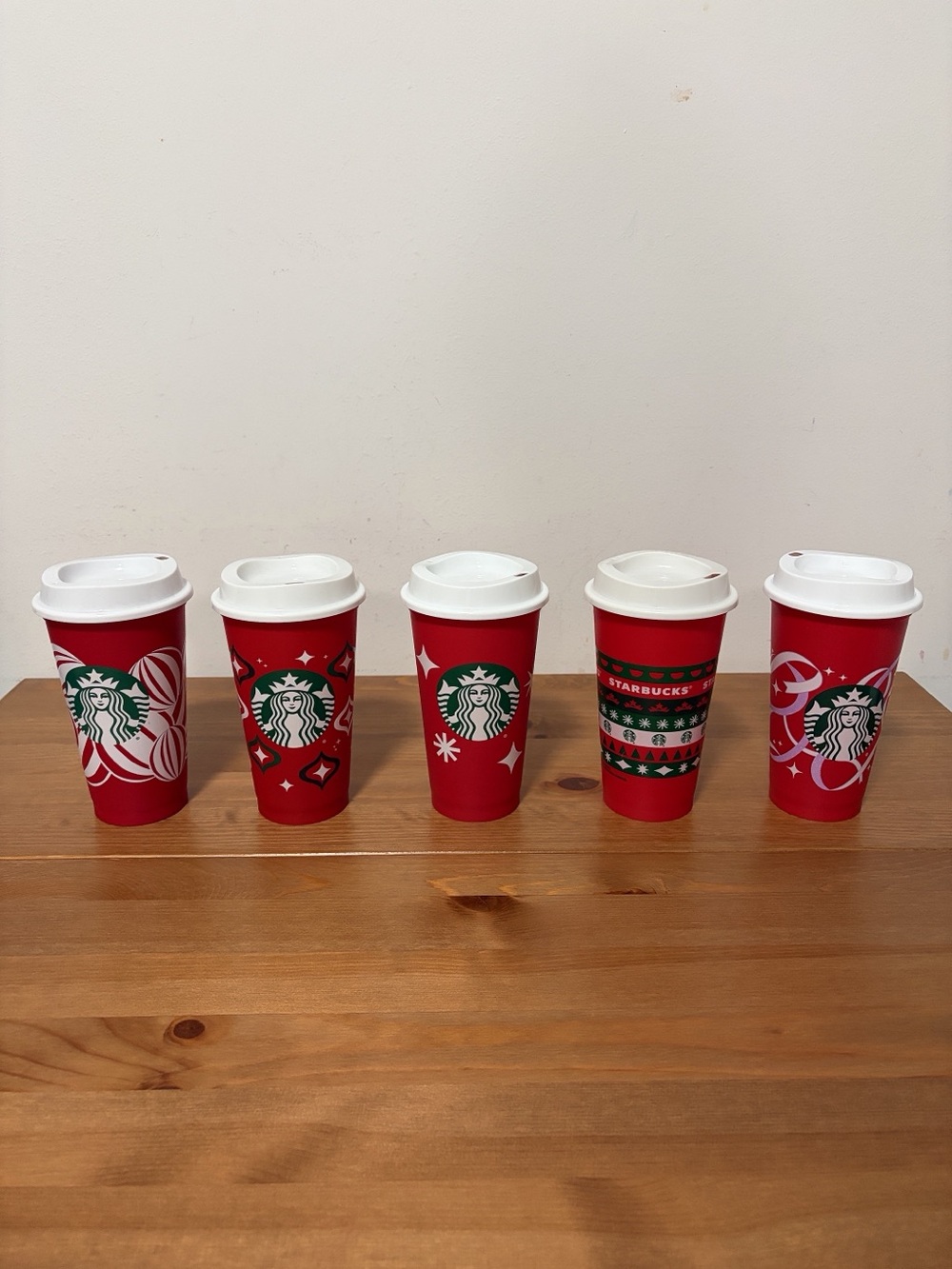 Starbucks red cups